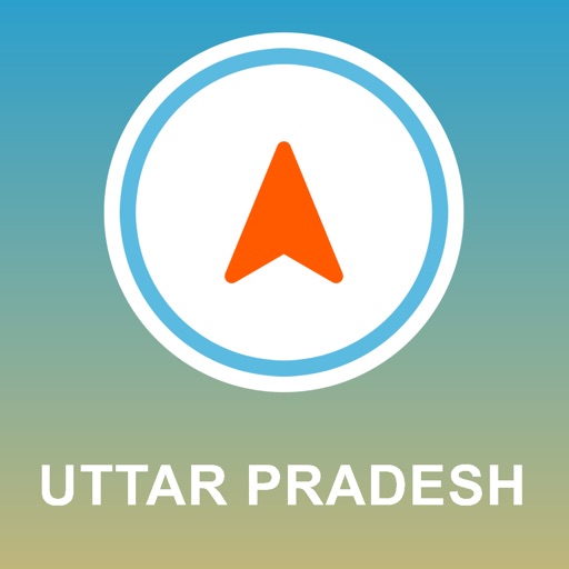 Uttar Pradesh, India GPS - Offline Car Navigation icon