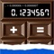 This is an electronic calculator reflecting the image of chocolate