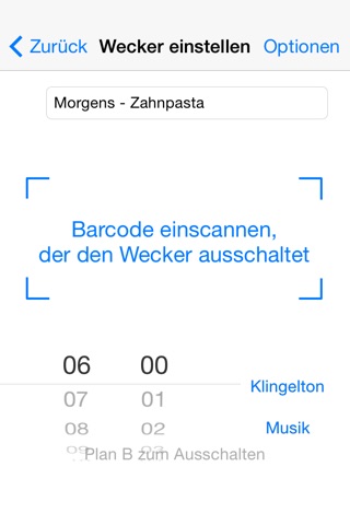 Barcode Alarm Clock Pro screenshot 4