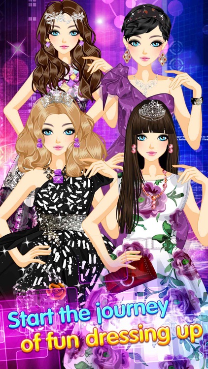 Shining Dress - Super Star Dress Up Salon, Girl Games