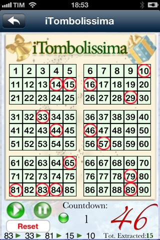 iTombolissima (italian bingo named Tombola) screenshot 3