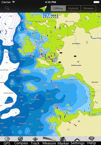 Channel Is. GPS Nautical Chart screenshot 3