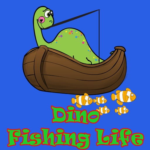 Dino dinosaur hunter fishing big cat fish game icon