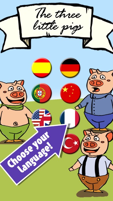 Your story with the Three Little Pigs – Interactive tales for kids 3.1 IOS -