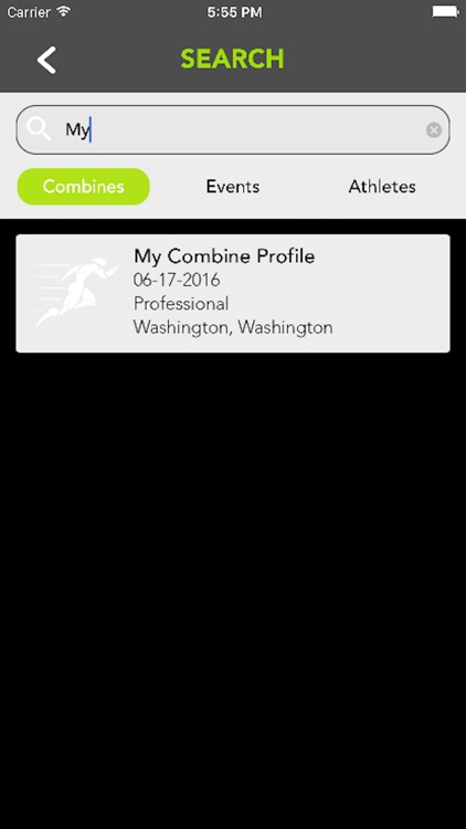 My Combine Profile
