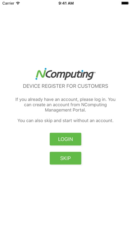 NComputing Device Register