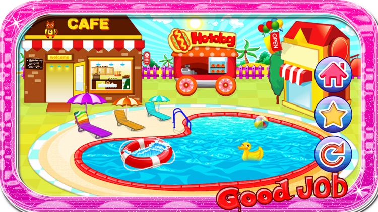 Messy Pool Wash - Cleanup & repair the pool in this salon game for kids screenshot-4