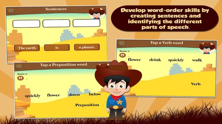 Cowboy Kid Third Grade Learning Games School Edition