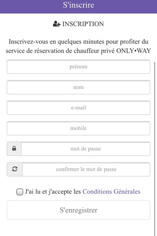 Only Way: chauffeur privé screenshot 3