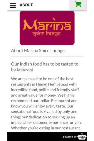 Marina Spice Lounge Indian Takeaway screenshot 4