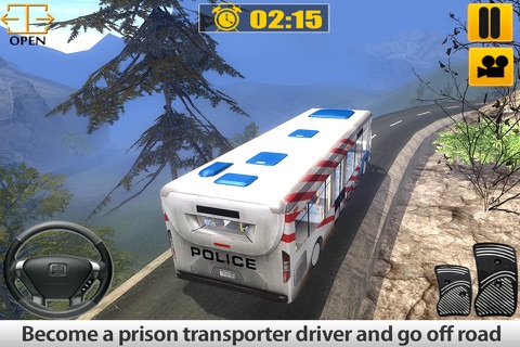 Police Bus Hill Climb Driver screenshot 3