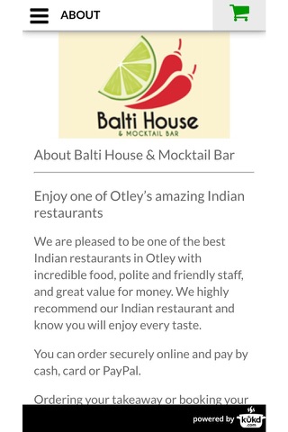 Balti House & Mocktail Bar Indian Takeaway screenshot 4