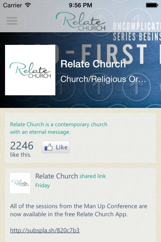Relate Church - BC screenshot 2