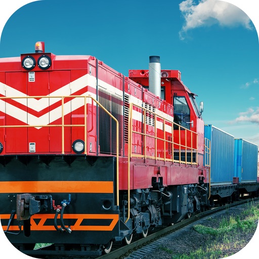 Cargo Transporter Train Simulator 3D Icon