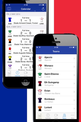 French Football League 1 History 2015-2016 screenshot 2