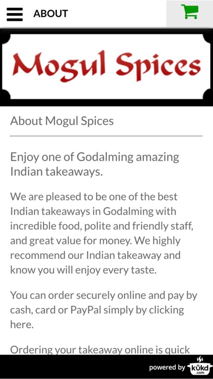 Mogul Spices Indian Takeaway screenshot-3