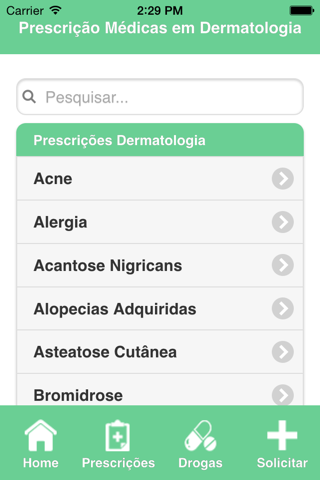 Prescrições Médicas em Dermatologia screenshot 2