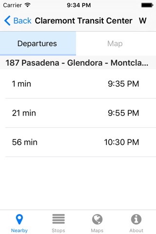 Foothill Transit Now - Real-time Transit Arrivals screenshot 2