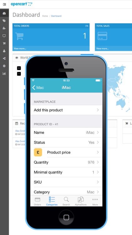 Store Admin for OpenCart Shop screenshot-3