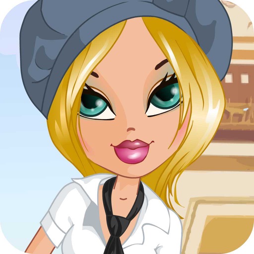 Romantic Girl Dress Up Icon