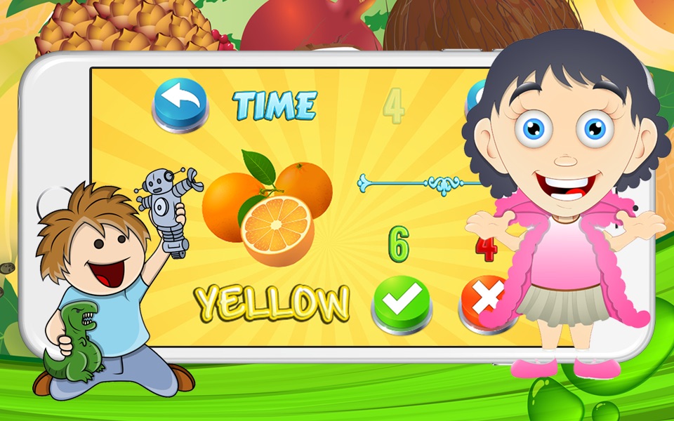 Color Fruits Puzzles Lesson Activity For Toddlers screenshot 2