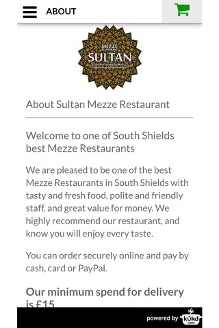 Sultan Mezze Restaurant Indian Takeaway screenshot 4