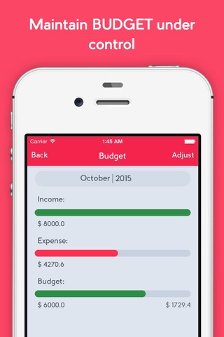 Evenflo - Expense Manager screenshot 4