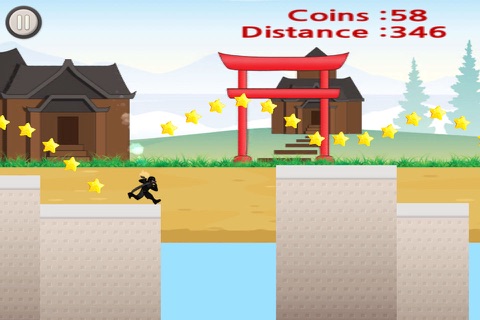 A Ninja Rooftop Coin Run Free screenshot 3