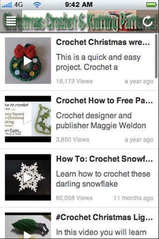 Christmas Crochet & Knitting Patterns! screenshot 3