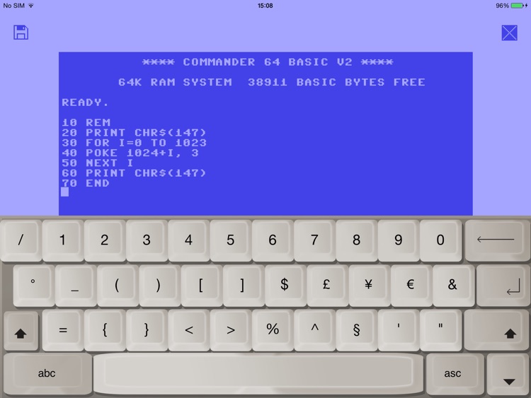 Early Computers – 8 bit Vintage Text Editor & Old Keyboard for Retro ASCII Art Graphics
