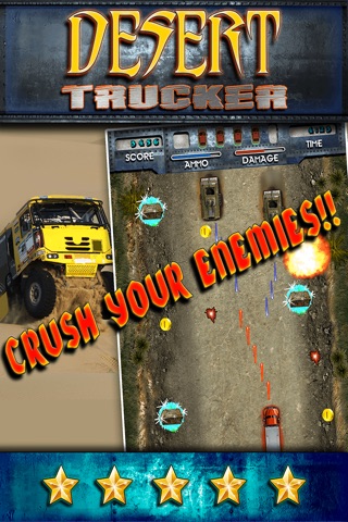 A Desert Trucker - Real Lorry And Truck Driver Offroad Chase Racing Games 3D FREE screenshot 2