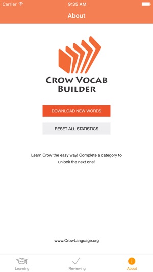 Crow Vocab Builder