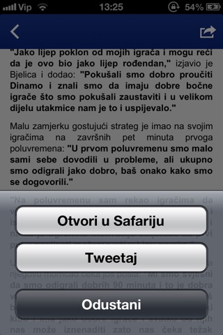 Dinamo News screenshot 4