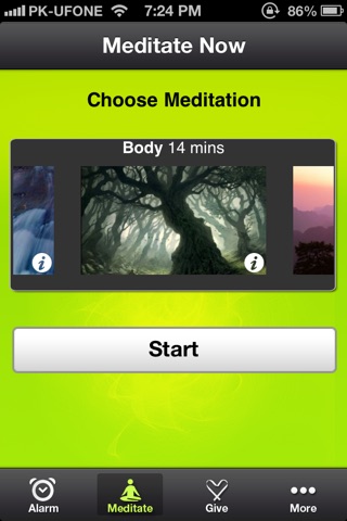 Meditation Alarm Clock screenshot 2