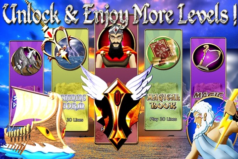 slots - riches of titan’s mount olympus magic harp - free screenshot 4