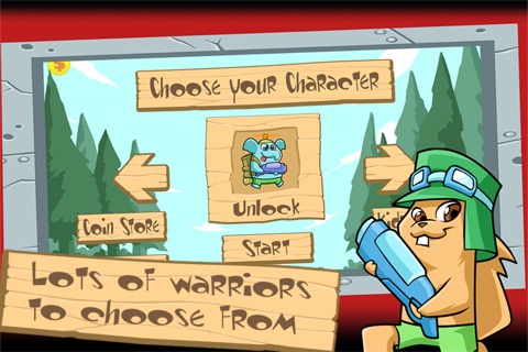 Wonder Hat Clan Warriors Free : Animals Fight on the Forest Outback screenshot 3