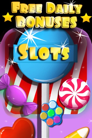 Sweet Candy Fun Slots - Best Super Tap Free Slot Machine screenshot 2