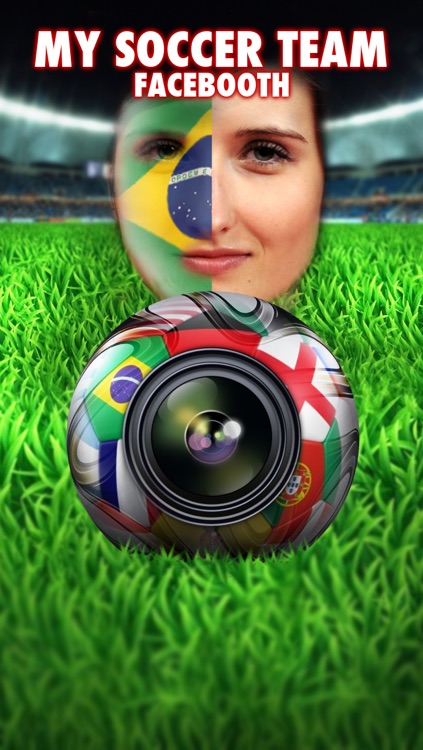 Soccer Team Flag Face Booth Free - Super Fun Touch Fantasy Football League Image Photo Effect Editor & Filter for All Sports Fans