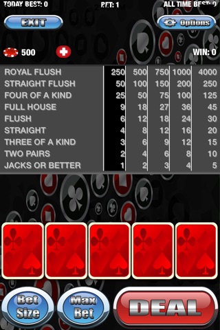 ` A Above It All Video Poker screenshot 3