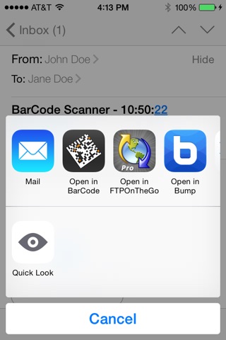 BarCode: data, location and event logger for barcodes screenshot 4