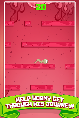 Worminator- Race your worm on the journey of life screenshot 2
