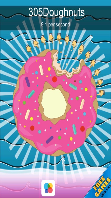 Donut Fast Tap Clicker - Sweet Food Click Time Adventure Free