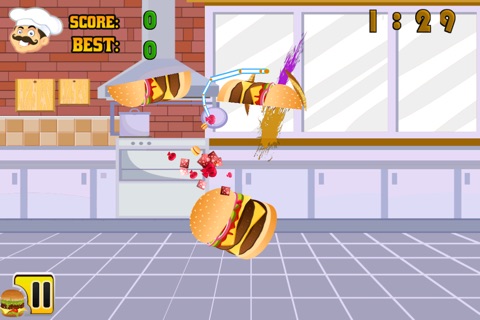 Super Burger Diner Fight - Yummy Food Slash Challenge screenshot 3