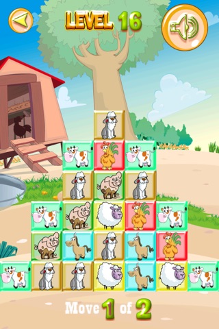 Animal Farm Crush Challenge - Fun Puzzle Match Mania FREE by Pink Panther screenshot 4