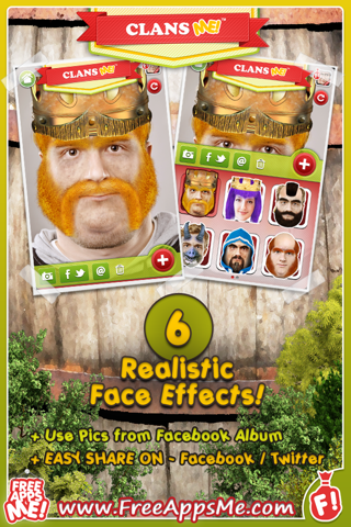Clans ME! FREE - Clash Of Clans Yourself Clashers with Epic Action Fantasy Face Photo Effects! screenshot 4