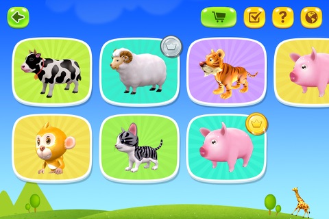 3D动物陆动版for iPhone screenshot 2