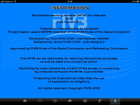 Multimedia Teaching Material for referee screenshot 2