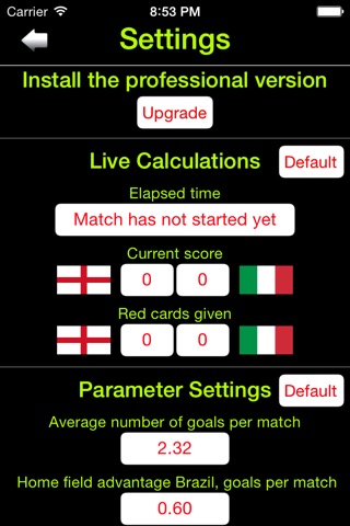 Football 2014 - First Round Calculator screenshot 3