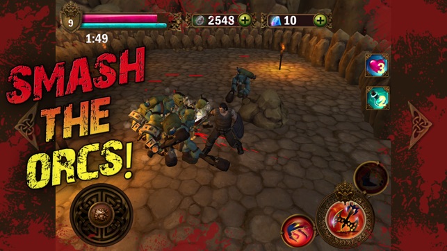 Angry Warrior: Eternity Slasher 3D Fantasy Battle With Orcs(圖2)-速報App