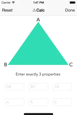 Game screenshot Triangle Solver for iOS 7 mod apk